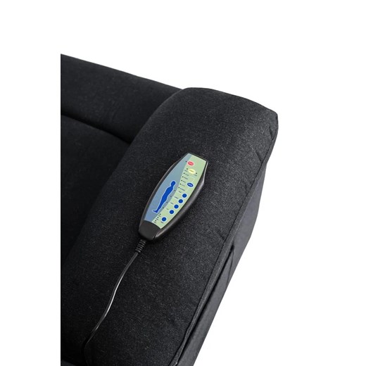 Czarny wypoczynkowy fotel do masażu - Tryton 4X Elior One Size Edinos.pl