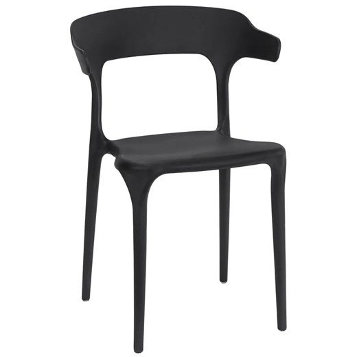 Komplet czarnych krzeseł nowoczesnych 4 szt. - Eldorado ze sklepu Edinos.pl w kategorii Krzesła - zdjęcie 172264667