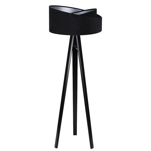 Czarna asymetryczna lampa stojąca - EXX252-Diora ze sklepu Edinos.pl w kategorii Lampy podłogowe - zdjęcie 172265127