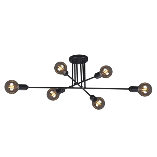 Czarna industrialna lampa sufitowa - S141-Felma Lumes One Size okazyjna cena Edinos.pl