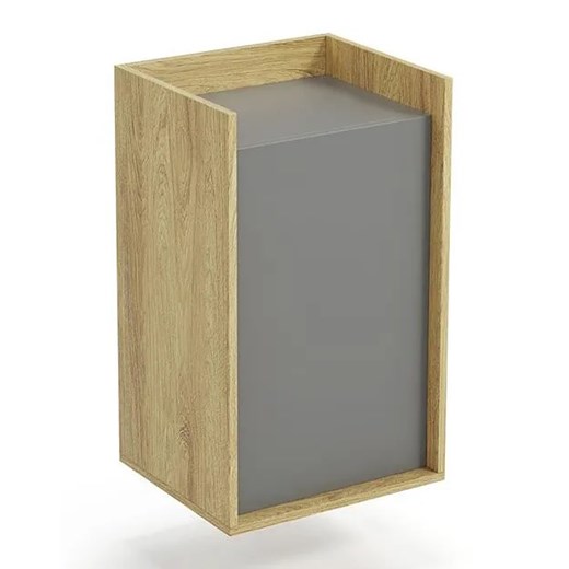 Szafka modułowa 83cm hikora + szary przykurzony - Horizonte 9X Elior One Size okazja Edinos.pl