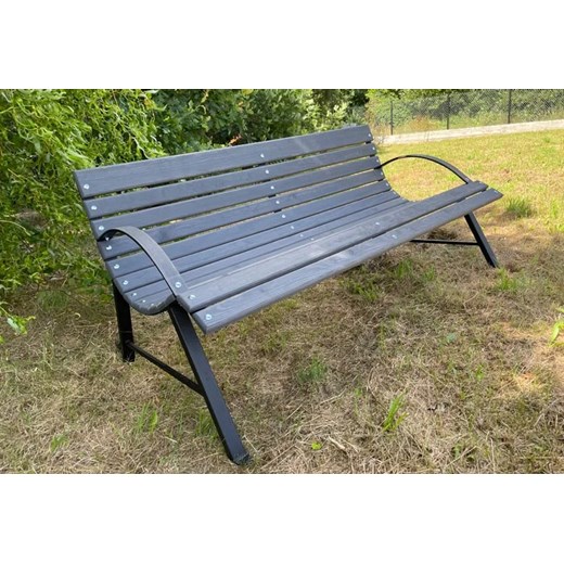 Ławka parkowa klasyczna Wagris 130 cm - szary Elior One Size Edinos.pl