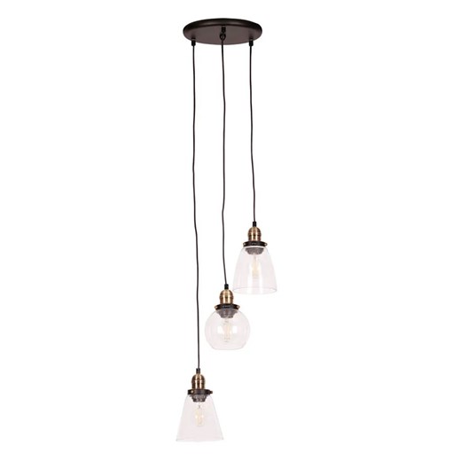 Nowoczesna lampa wisząca z 3 zwisami - S610-Ferva ze sklepu Edinos.pl w kategorii Lampy wiszące - zdjęcie 172266167