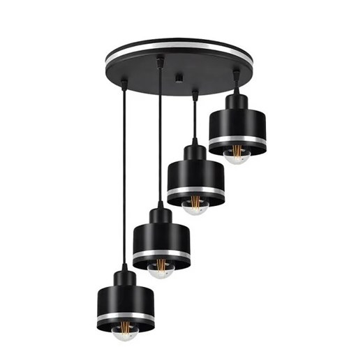 Wisząca lampa cztery klosze z regulacją wysokości S0-A57 ze sklepu Edinos.pl w kategorii Lampy wiszące - zdjęcie 172267135