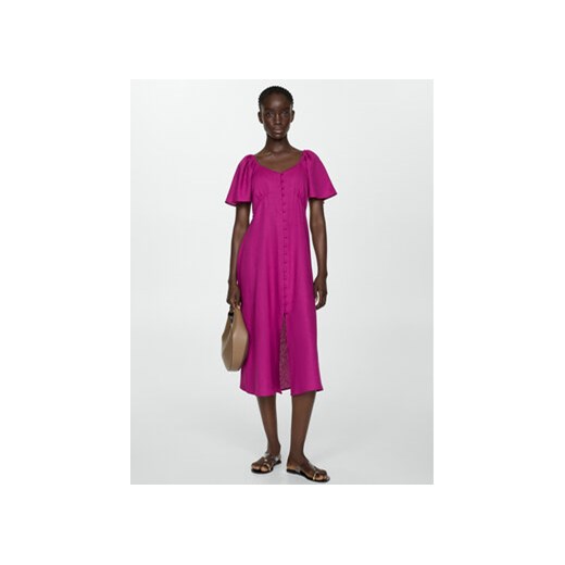 Mango Sukienka letnia Red3 67017115 Różowy Regular Fit ze sklepu MODIVO w kategorii Sukienki - zdjęcie 172268575