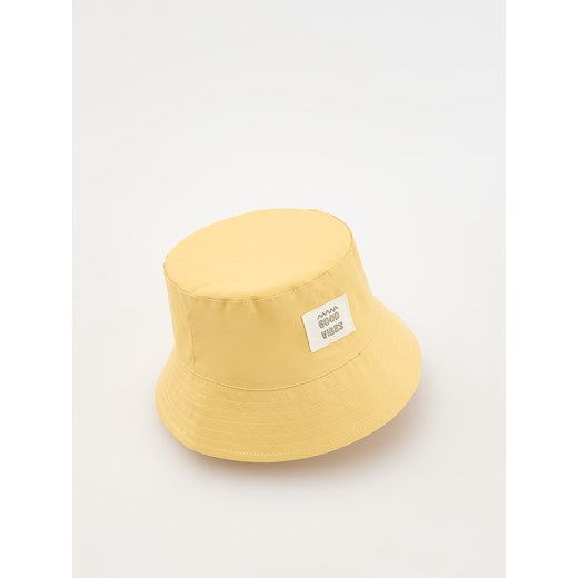 Reserved - Bawełniany bucket hat - kremowy ze sklepu Reserved w kategorii Czapki dziecięce - zdjęcie 172269837
