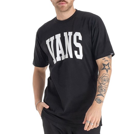 Koszulka Vans Arched VN000G47BLK1 - czarna ze sklepu streetstyle24.pl w kategorii T-shirty męskie - zdjęcie 172272625