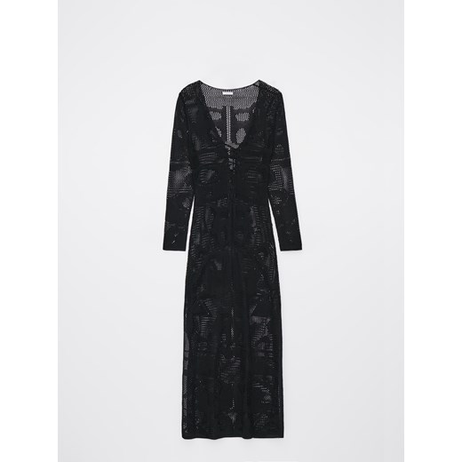 Mohito - Plażowa sukienka maxi - czarny ze sklepu Mohito w kategorii Odzież plażowa - zdjęcie 172273278