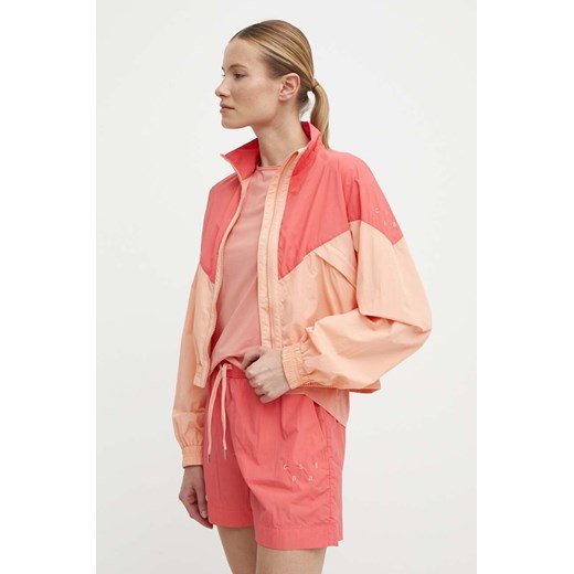 Casall kurtka sportowa Color Block kolor pomarańczowy przejściowa oversize ze sklepu ANSWEAR.com w kategorii Kurtki damskie - zdjęcie 172277708
