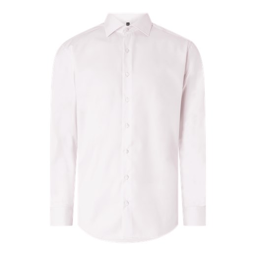 Koszula biznesowa o kroju regular fit z Uni Solid ze sklepu Peek&Cloppenburg  w kategorii Koszule męskie - zdjęcie 172280297