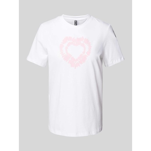 T-shirt z nadrukowanym motywem ze sklepu Peek&Cloppenburg  w kategorii Bluzki damskie - zdjęcie 172280306