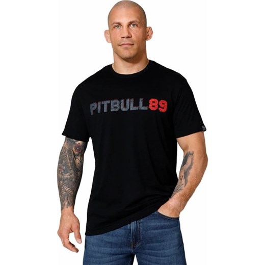 T-shirt męski Pitbull West Coast bawełniany z krótkim rękawem 