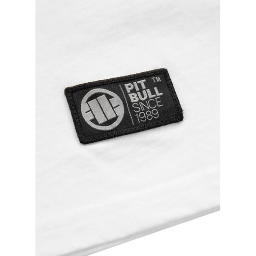 T-shirt męski Pitbull West Coast z krótkim rękawem biały 