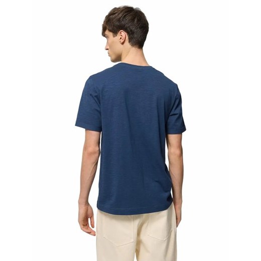 Granatowy t-shirt męski Outhorn casualowy 
