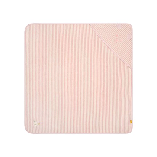 Steiff Ręcznik w kolorze jasnoróżowym z kapturem - dł. 36 x 44 cm ze sklepu Limango Polska w kategorii Ręczniki dla dzieci - zdjęcie 172281505