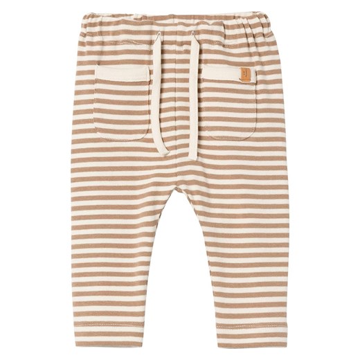 Lil Atelier Spodnie dresowe &quot;Geo&quot; w kolorze kremowo-jasnobrązowym ze sklepu Limango Polska w kategorii Spodnie i półśpiochy - zdjęcie 172281657