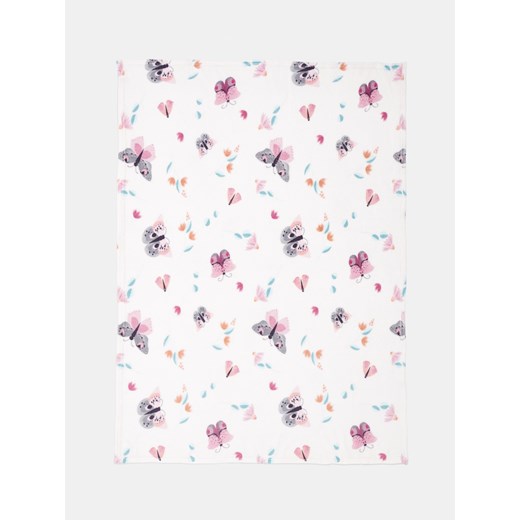 Sinsay - Koc - różowy Sinsay One Size Sinsay