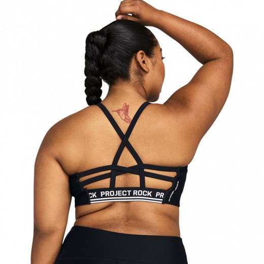 Biustonosz treningowy Under Armour Project Rock All Train Crosback Bra - czarny Under Armour S Sportstylestory.com