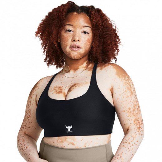 Biustonosz treningowy Under Armour Project Rock All Train Crosback Bra - czarny Under Armour XL Sportstylestory.com