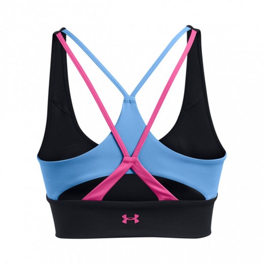 Damski biustonosz treningowy Under Armour Project Rock Let\'s Go Grind Sportlette - czarny ze sklepu Sportstylestory.com w kategorii Biustonosze - zdjęcie 172283979