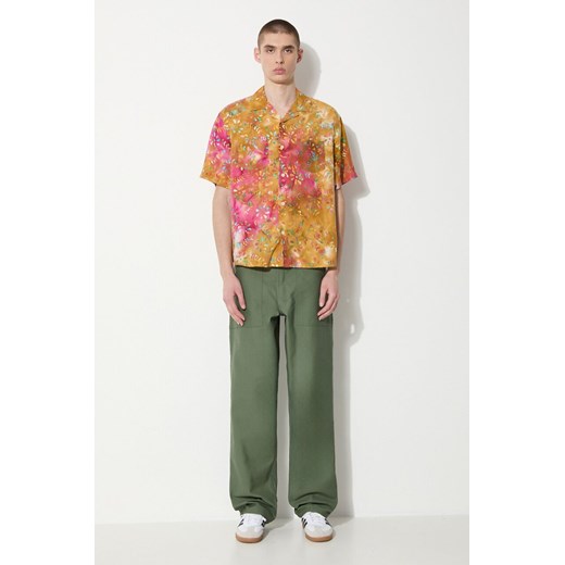 Stan Ray spodnie bawełniane 1100 Og Loose Fatigue kolor zielony proste 1101 ze sklepu PRM w kategorii Spodnie męskie - zdjęcie 172285029