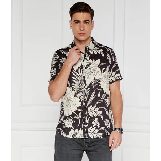 GUESS Lniana koszula | Regular Fit Guess XXL Gomez Fashion Store