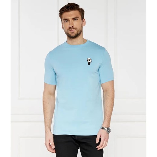 Karl Lagerfeld T-shirt CREWNECK | Regular Fit | stretch ze sklepu Gomez Fashion Store w kategorii T-shirty męskie - zdjęcie 172285307