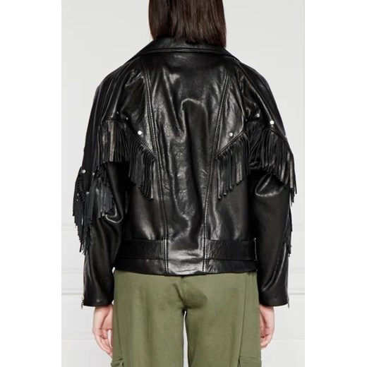 Kurtka damska Hugo Boss skórzana 