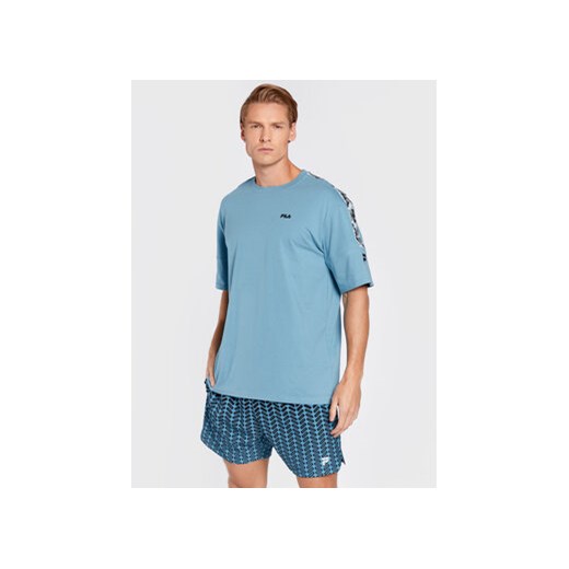 Fila T-Shirt Brittnau FAM0194 Niebieski Relaxed Fit ze sklepu MODIVO w kategorii T-shirty męskie - zdjęcie 172288369
