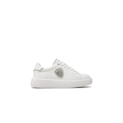 Blauer Sneakersy S4VENUS01/LEA Biały ze sklepu MODIVO w kategorii Buty sportowe damskie - zdjęcie 172288425