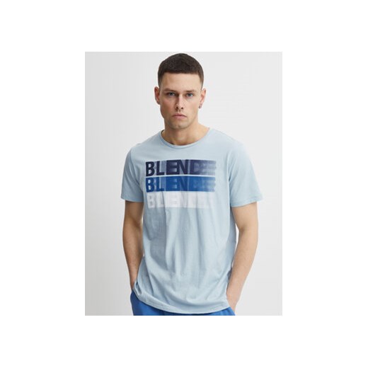 Blend T-Shirt 20715045 Błękitny Regular Fit ze sklepu MODIVO w kategorii T-shirty męskie - zdjęcie 172288467