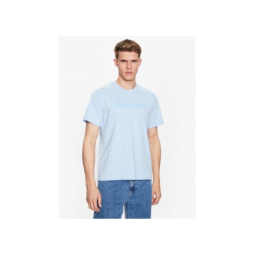 Trussardi T-Shirt 52T00724 Błękitny Regular Fit ze sklepu MODIVO w kategorii T-shirty męskie - zdjęcie 172288486