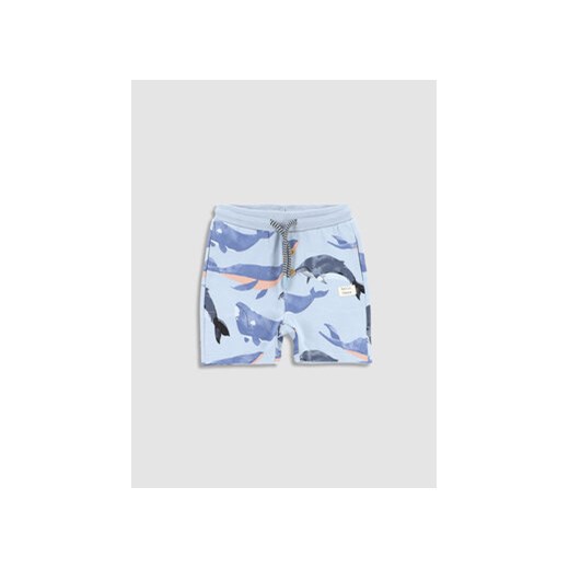 Coccodrillo Szorty materiałowe WC3121401NWN Błękitny Regular Fit ze sklepu MODIVO w kategorii Spodenki niemowlęce - zdjęcie 172288636