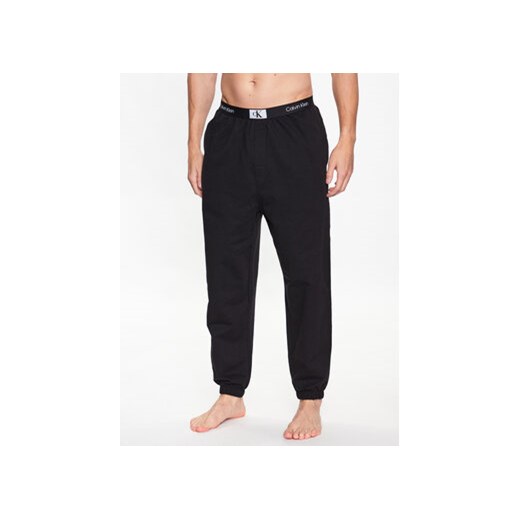 Calvin Klein Underwear Spodnie piżamowe 000NM2393E Czarny Regular Fit ze sklepu MODIVO w kategorii Piżamy męskie - zdjęcie 172288688