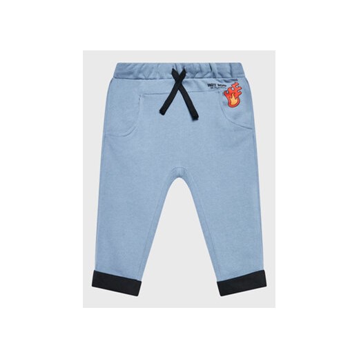 United Colors Of Benetton Spodnie dresowe 3J74GF00X Niebieski Regular Fit ze sklepu MODIVO w kategorii Spodnie chłopięce - zdjęcie 172288747