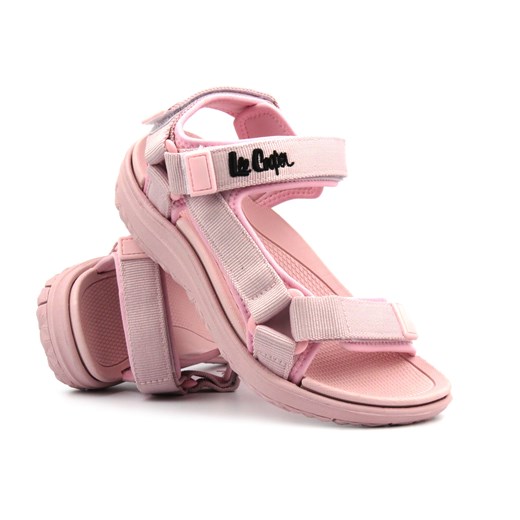 Sandały damskie sportowe - Lee Cooper LCW-24-34-2613L, różowe ze sklepu ulubioneobuwie w kategorii Sandały damskie - zdjęcie 172289205