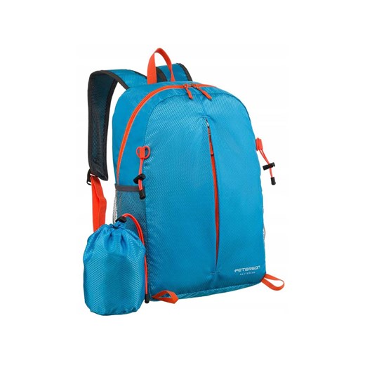 Wodoodporny, składany plecak turystyczny - niebieski ze sklepu 5.10.15 w kategorii Plecaki - zdjęcie 172289239