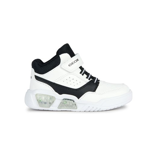 Buty sportowe dziecięce Geox białe sznurowane 