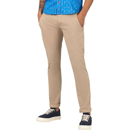 Timezone Spodnie chino &quot;Janno&quot; w kolorze beżowym ze sklepu Limango Polska w kategorii Spodnie męskie - zdjęcie 172289587