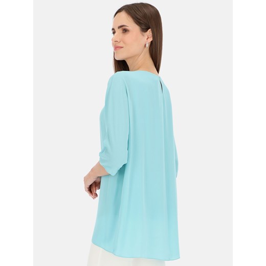 Zwiewna dwuwarstwowa bluzka damska Potis & Verso Xyla ze sklepu Eye For Fashion w kategorii Bluzki damskie - zdjęcie 172289828