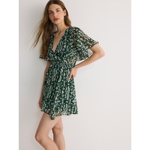 Reserved - Sukienka mini - zielony ze sklepu Reserved w kategorii Sukienki - zdjęcie 172290817