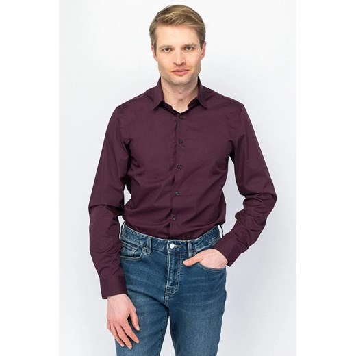 koszula męska calvin klein k10k108229 fioletowy ze sklepu Royal Shop w kategorii Koszule męskie - zdjęcie 172291937