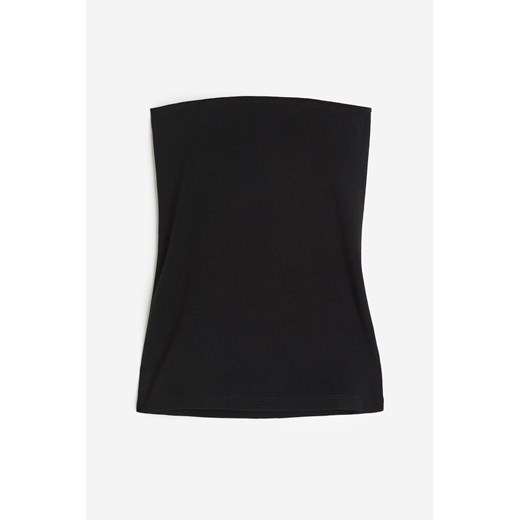 H & M - Top bandeau - Czarny ze sklepu H&M w kategorii Bluzki damskie - zdjęcie 172292335