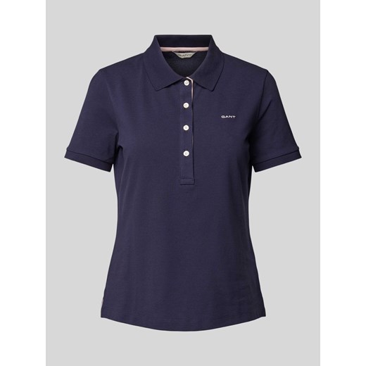 Koszulka polo o kroju regular fit w jednolitym kolorze ze sklepu Peek&Cloppenburg  w kategorii Bluzki damskie - zdjęcie 172292566
