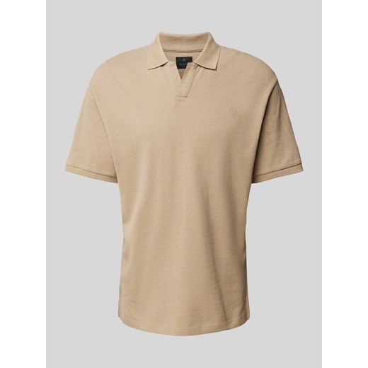 Koszulka polo z prążkowanymi zakończeniami rękawów model ‘BLADON’ ze sklepu Peek&Cloppenburg  w kategorii T-shirty męskie - zdjęcie 172292575