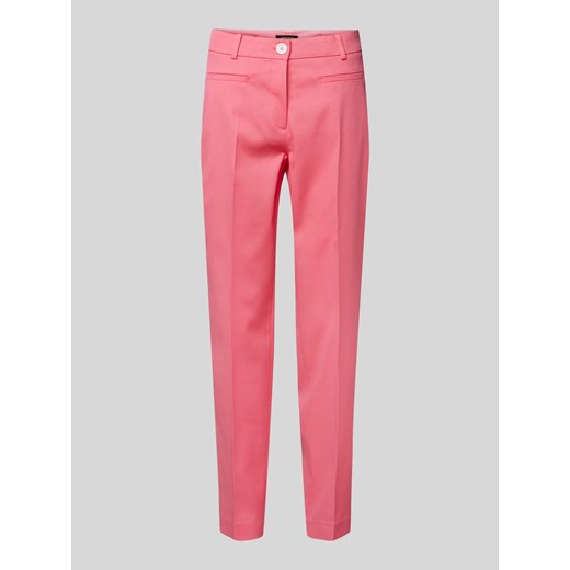 Spodnie materiałowe z lamowanymi kieszeniami ze sklepu Peek&Cloppenburg  w kategorii Spodnie damskie - zdjęcie 172292615