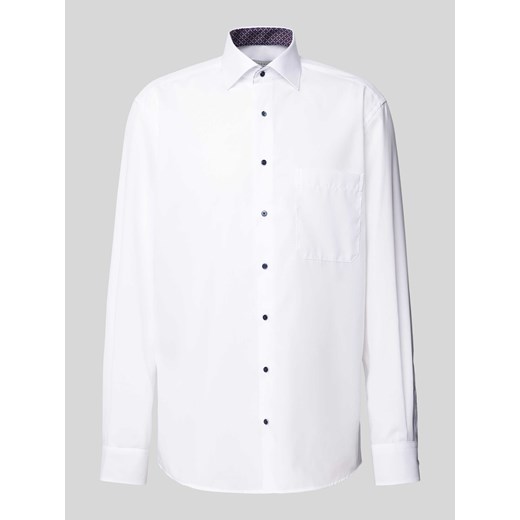 Koszula biznesowa o kroju comfort fit z kołnierzykiem typu kent ze sklepu Peek&Cloppenburg  w kategorii Koszule męskie - zdjęcie 172292635