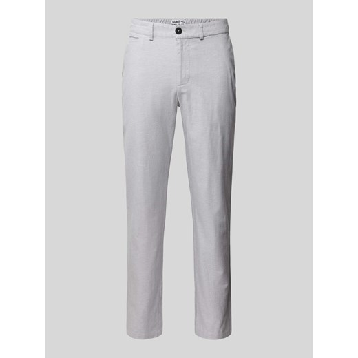 Spodnie materiałowe z efektem melanżu i wpuszczanymi kieszeniami ze sklepu Peek&Cloppenburg  w kategorii Spodnie męskie - zdjęcie 172292648