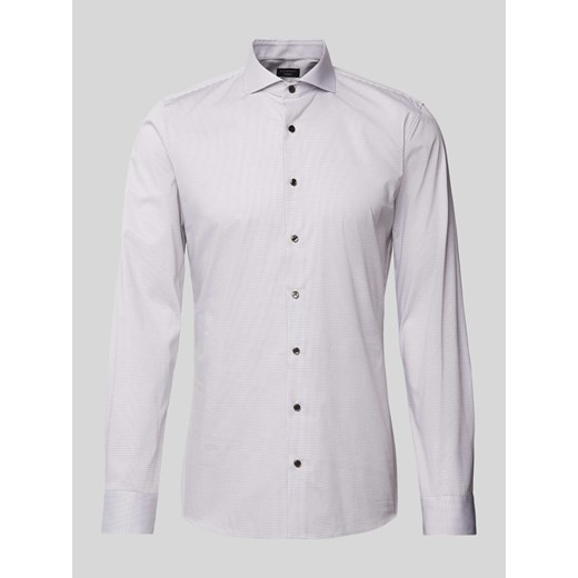 Koszula biznesowa o kroju super slim fit z kołnierzykiem typu cutaway ze sklepu Peek&Cloppenburg  w kategorii Koszule męskie - zdjęcie 172292715