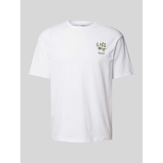 T-shirt z nadrukiem z logo ze sklepu Peek&Cloppenburg  w kategorii T-shirty męskie - zdjęcie 172292749